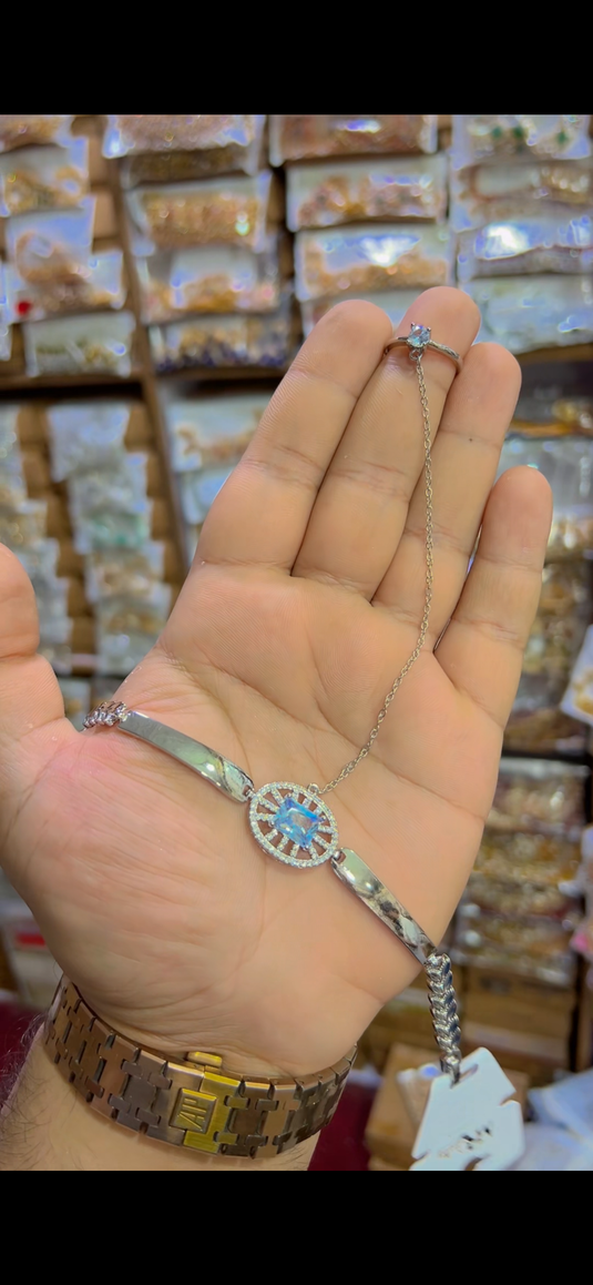 1 carat Breslate + ring (Bs028)