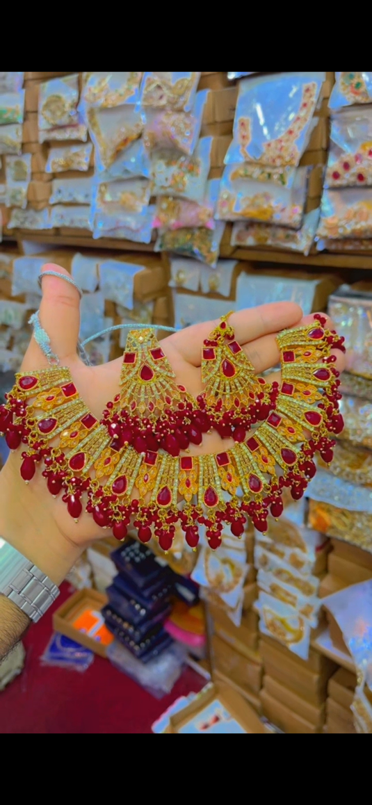 Zircone Necklace Set Very High Quality(Ns081)