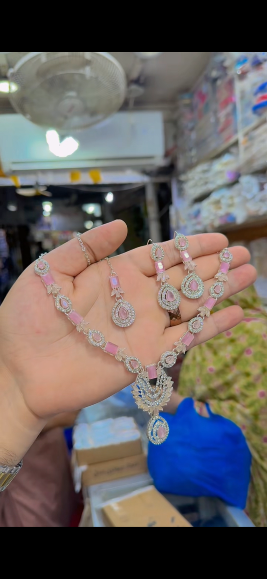 Zircon Necklace set(Ns312)