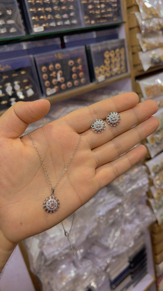 One Carrat Locket Set(Ls048)