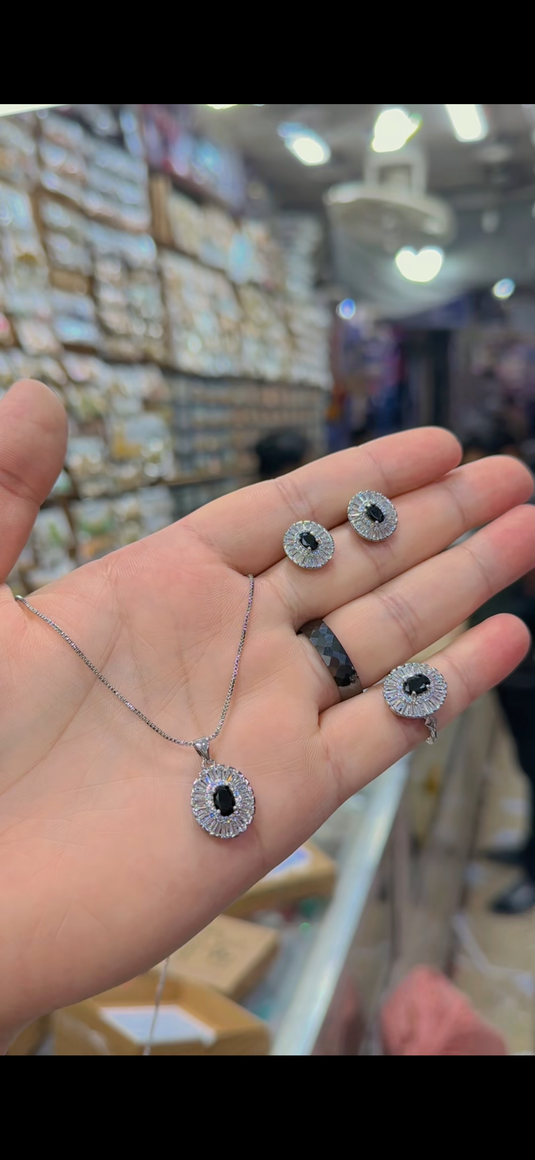 One Carrat Locket set + Ring(Ls165)