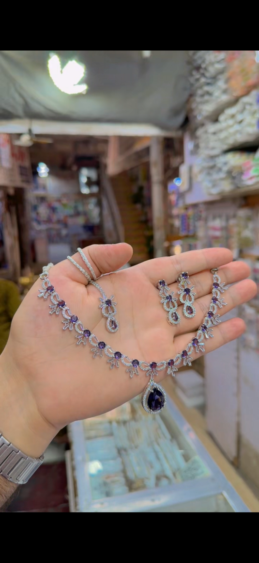 One Carrat Ad Necklace set(Ns199)