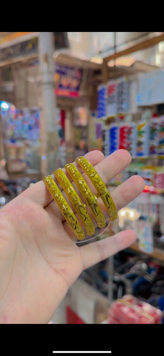 Gold plated bangles(Bg283)