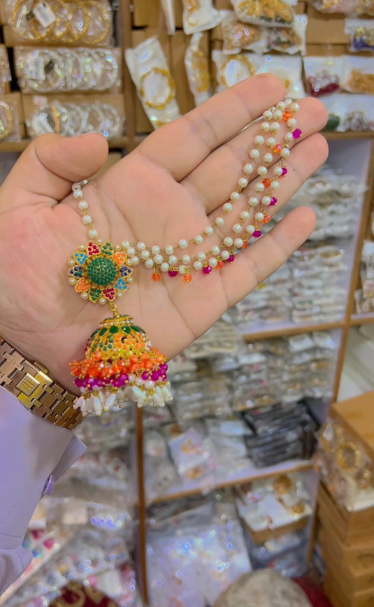 9 ratan sheesh pati + Jhumki (Bk20)
