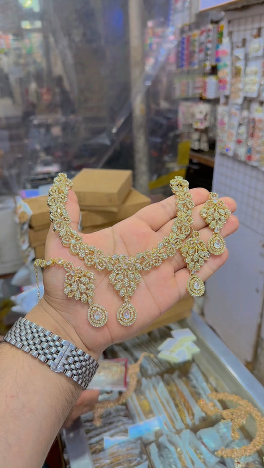 Zircone necklace set (Ns298)