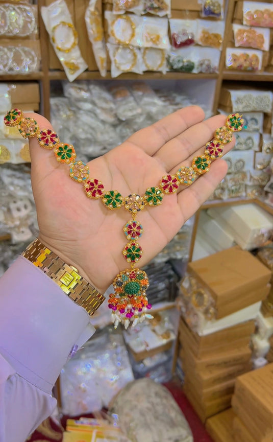 9 ratan sheesh pati + Jhumki (Bk20)