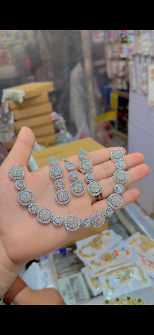 Zircone Necklace set(Ns305)
