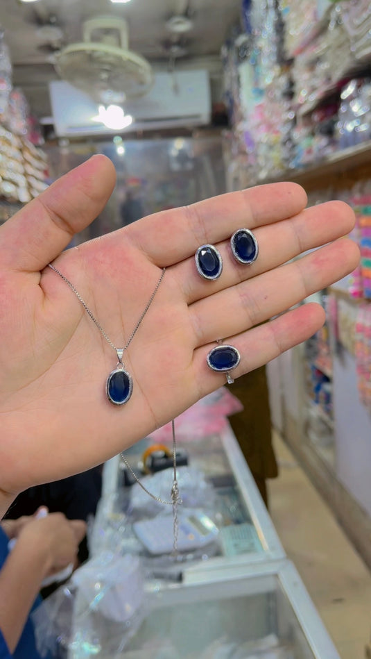 One Carat Locket Set + Ring(Ls084)