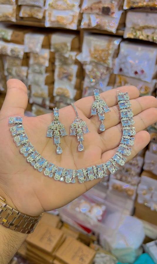 Zircone necklace set (Ns112)