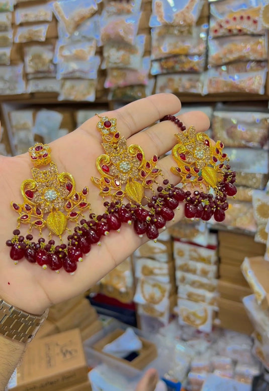 3d necklace set (Ns072)