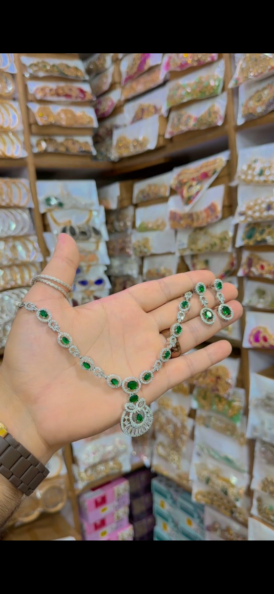 One Carrat Necklace set(Ns256)