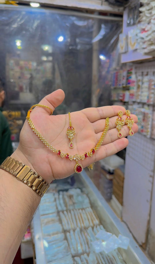 1 carat (Ad) necklace set (Ns247)