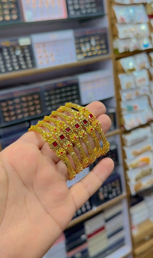 Casting sona polish (6pc) bangles (Bg254)