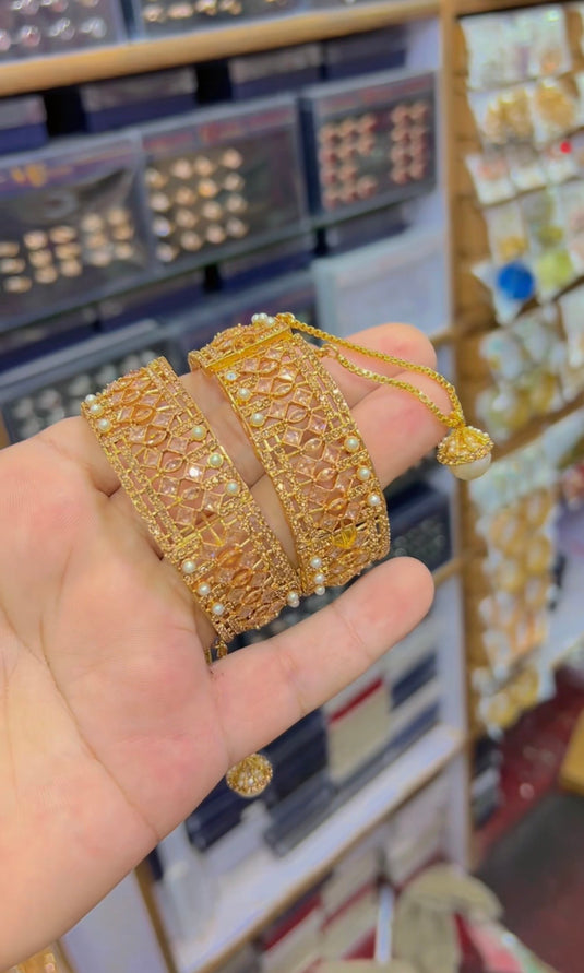 Zircone openable bangles (Bg137)