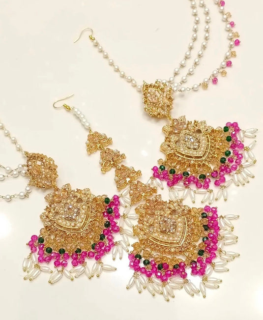 Sahary wala earrings with Bindiya (Er085)