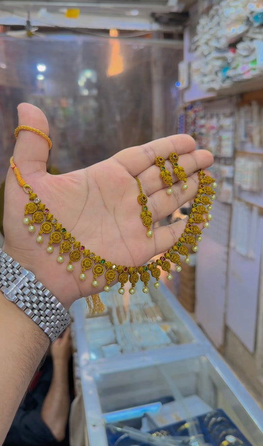 South indian necklace set (Ns222)
