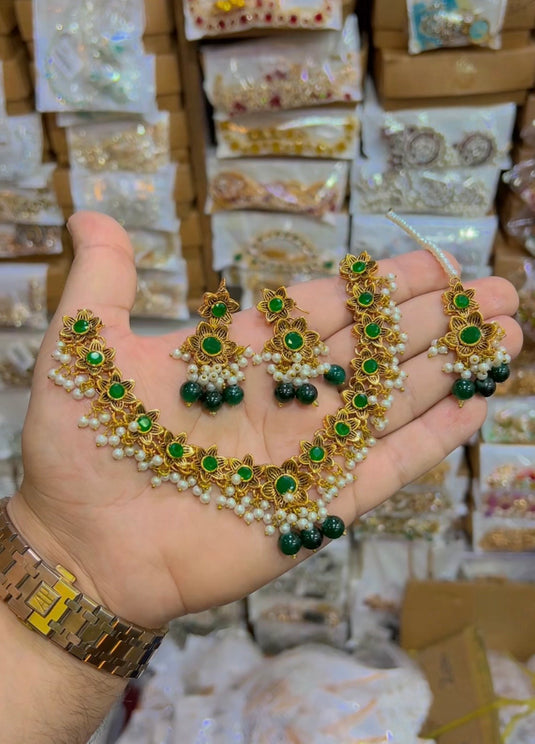 Rajwari style necklace set (Ns128)