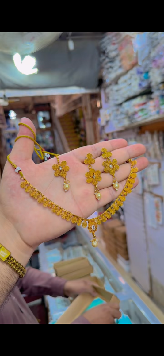 Indian Rajwari Necklace set(Ns206)