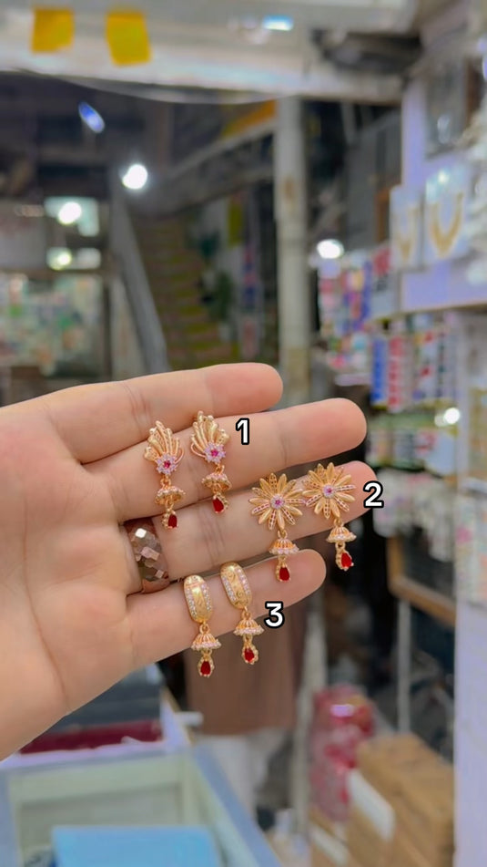Gold plated Earrings(Er208)