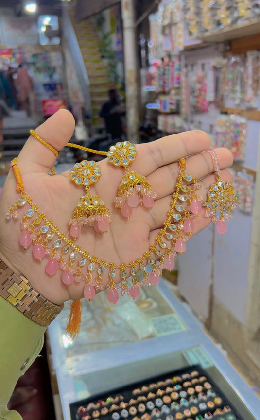 Kundan necklace set (Ns120)