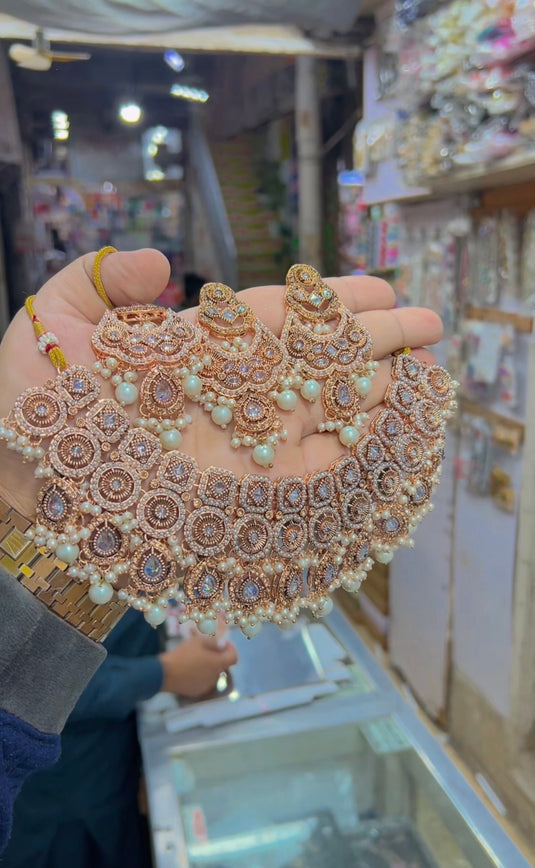 Zircone Necklace set (Ns156)