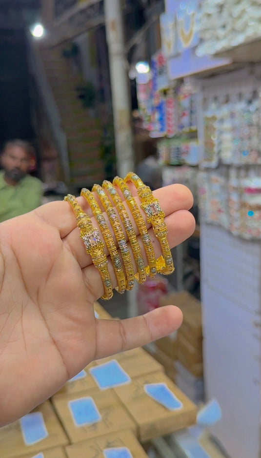 casting 6 pc bangles set (Bg389)
