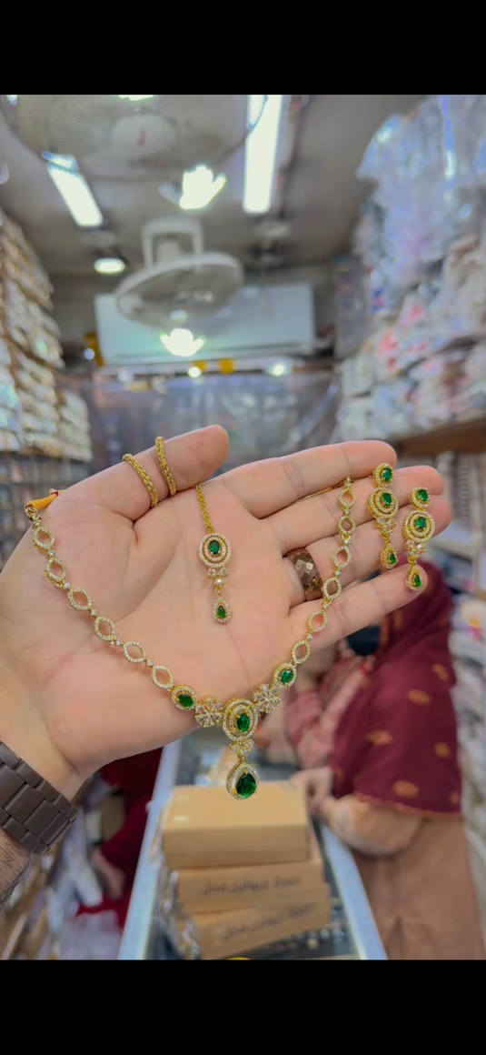 One Carrat Necklace set(Ns257)