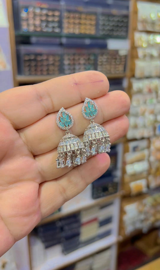 1 carat (Ad) Jhumki (Er104)