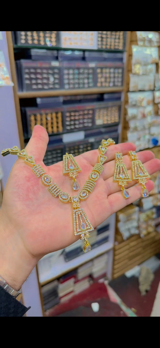 Zircone Necklace set (Ns152)