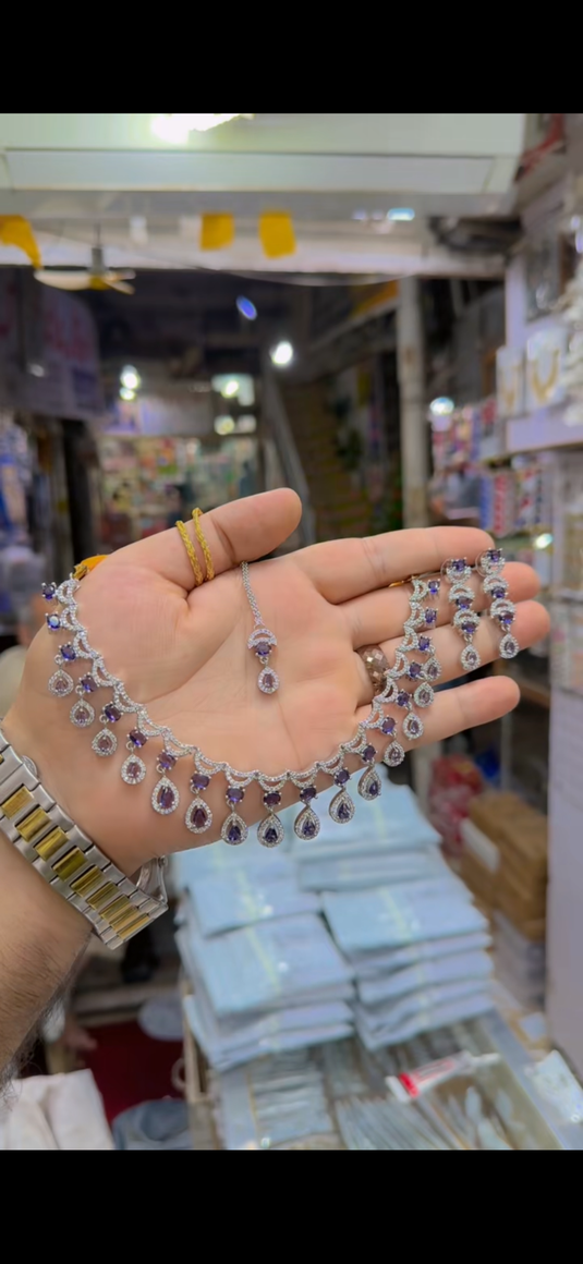 One Carrat AD Necklace set(Ns340)