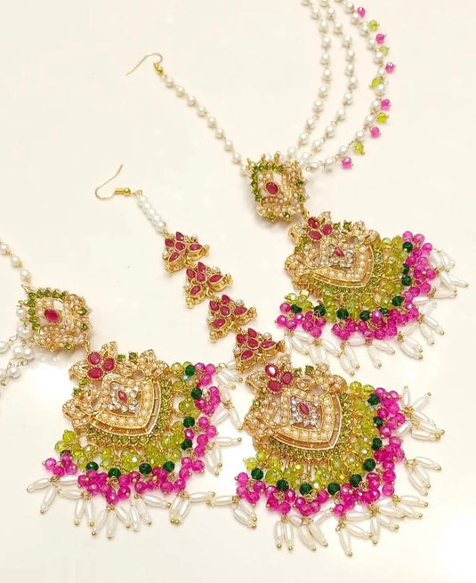 Sahary wala earrings with Bindiya (Er085)