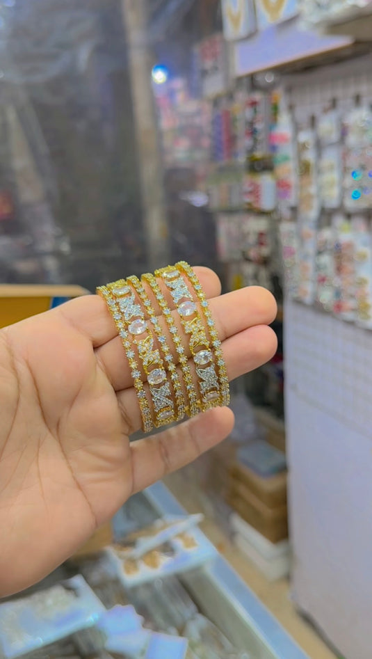 1 carat (Ad) bangles set (Bg356)