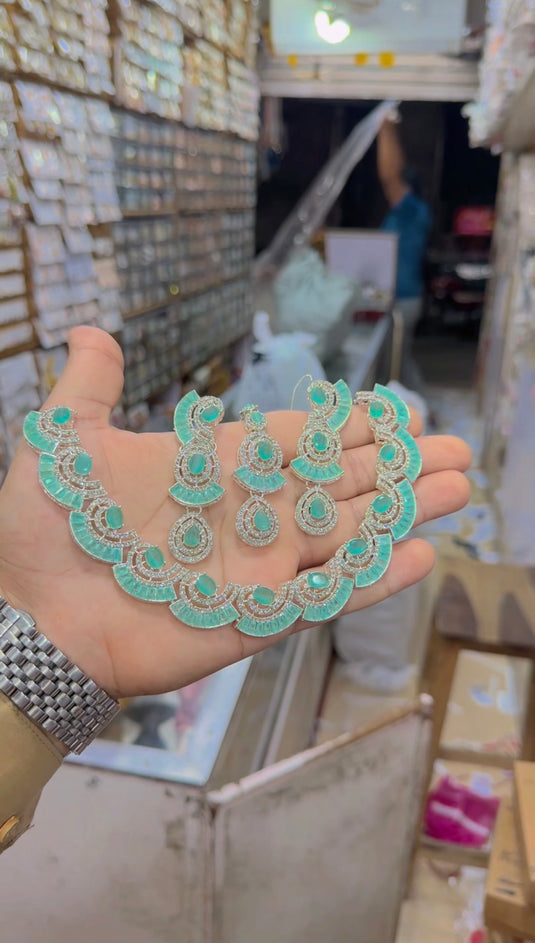 zircone Necklace set (Ns311)