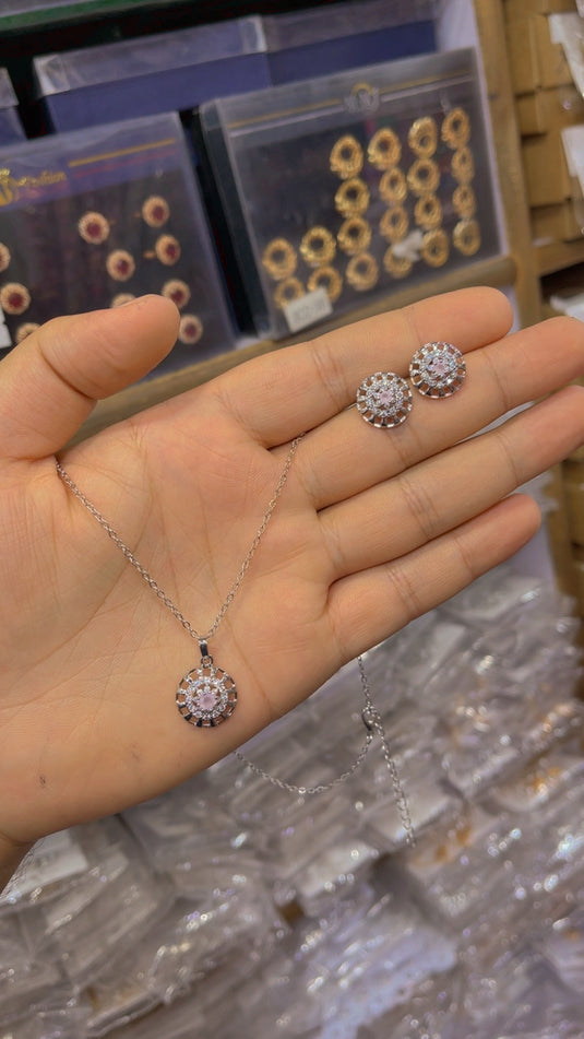 One Carrat Locket Set(Ls048)