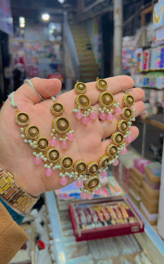 rajwari style necklace set (Ns175)