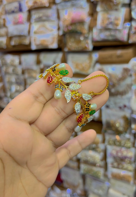 3d zircone Openable bai kara (Bg130)