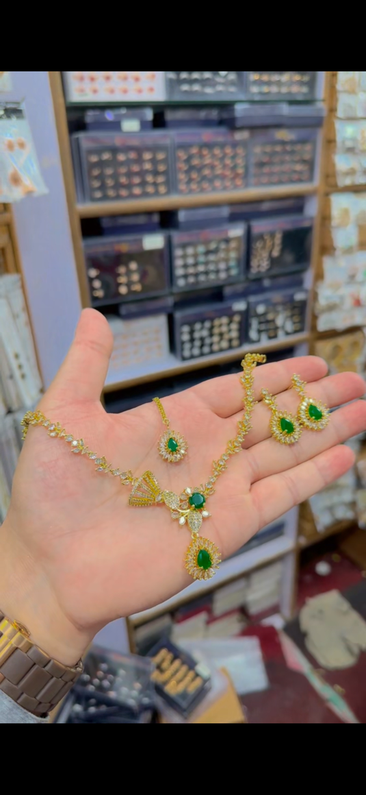 Ad Zircone necklace set(Ns160)