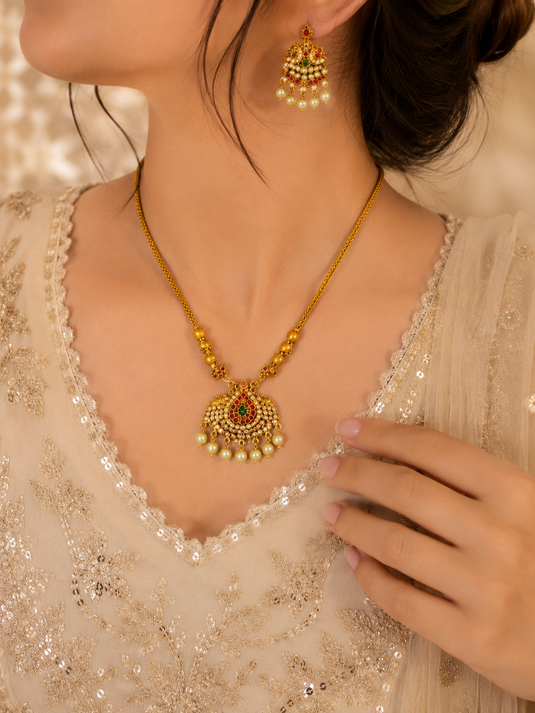 South indian necklace set (Ns226)