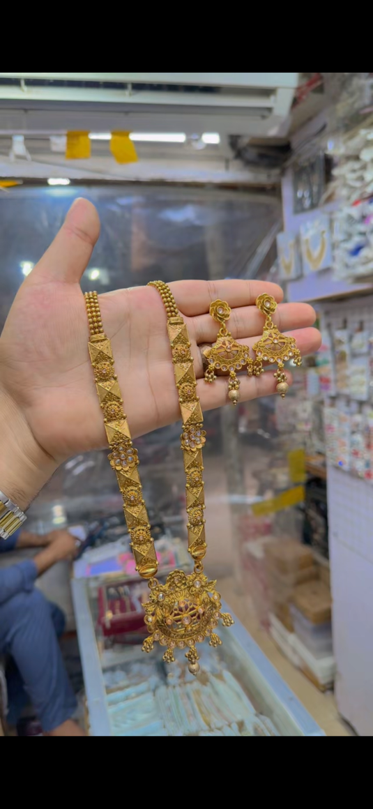 Indian Rajwari Mala set(Ms40)