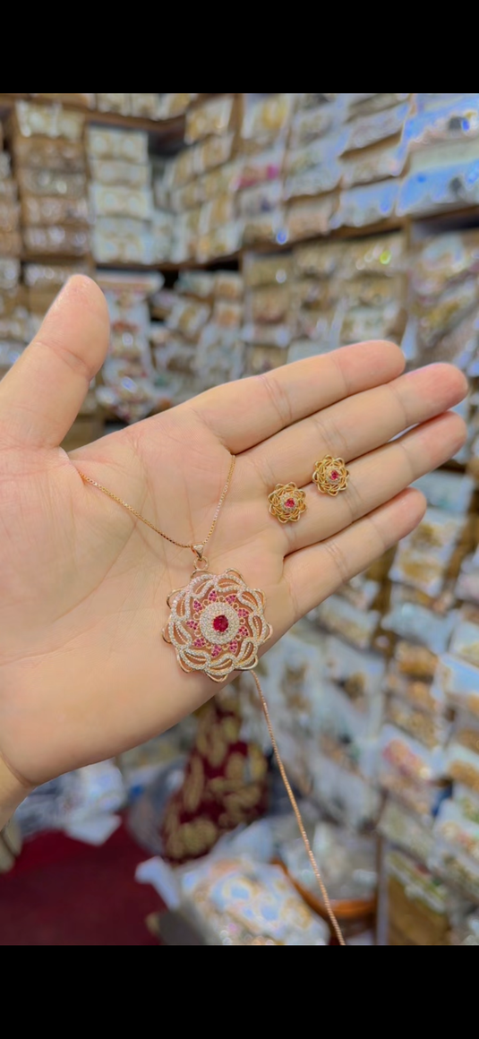 One carrat Locket set(Ls134)