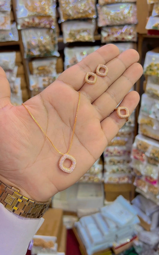 1 carat set + Ring (Ns110)