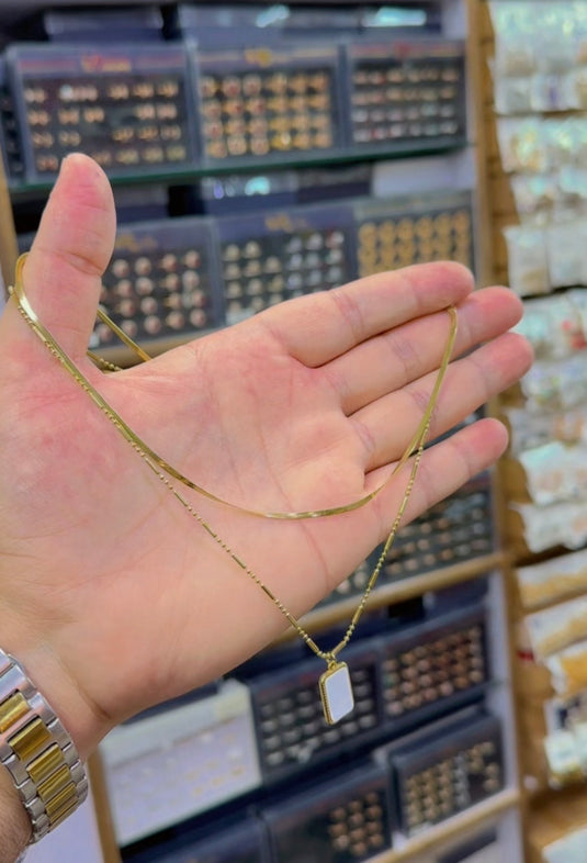 Stainless steel double layer Chain(Lc49)