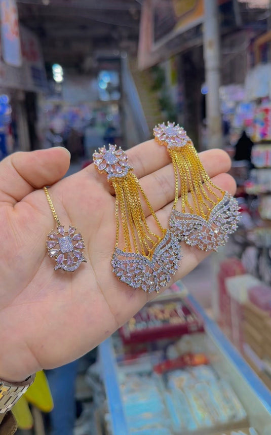 Sona polish very High quality necklace set (Ns182)