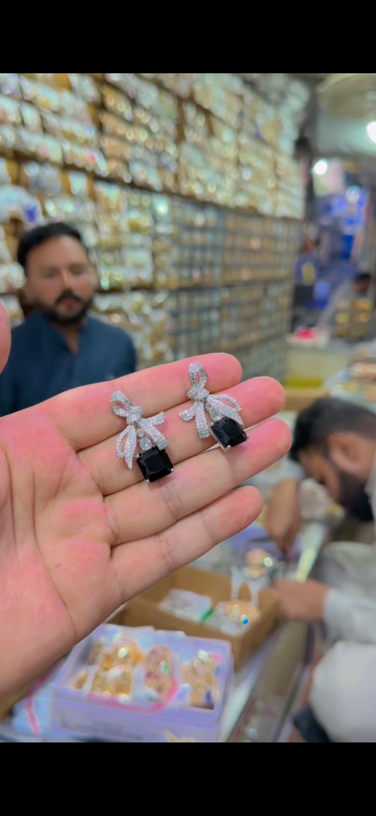 Zircone One Carrat Earrings(Er101)