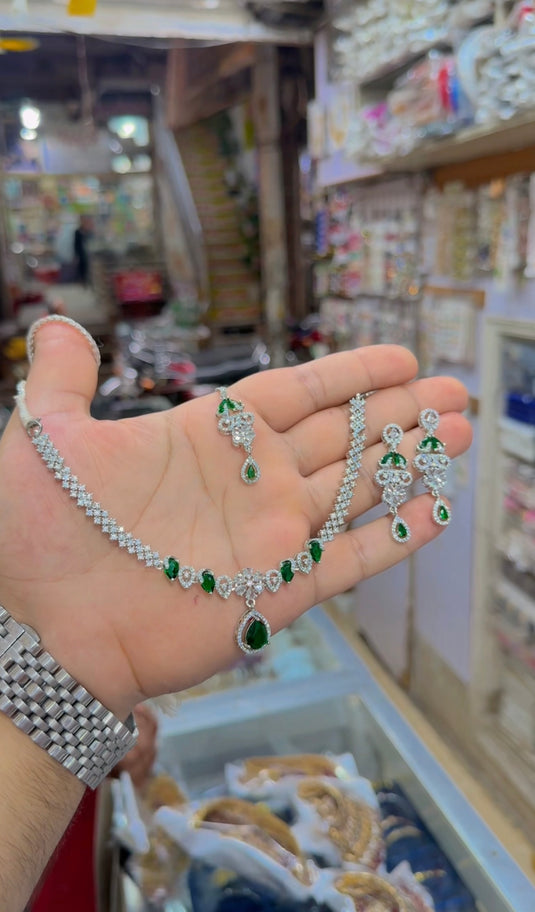 1 carat (Ad) necklace set (Ns239)