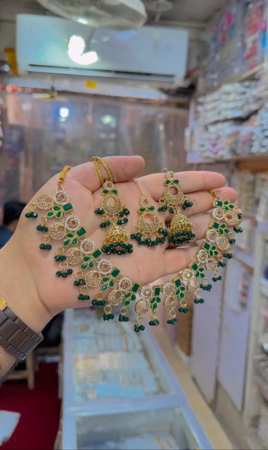 Zircone necklace set (Ns235)