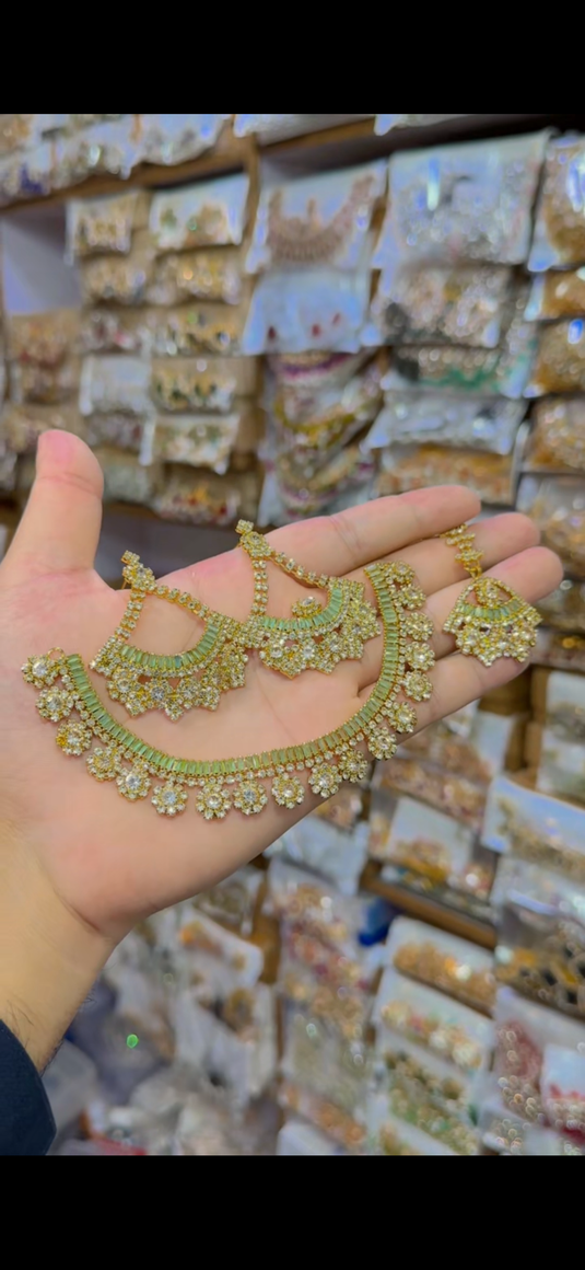 Zircone Necklace set(Ns137)