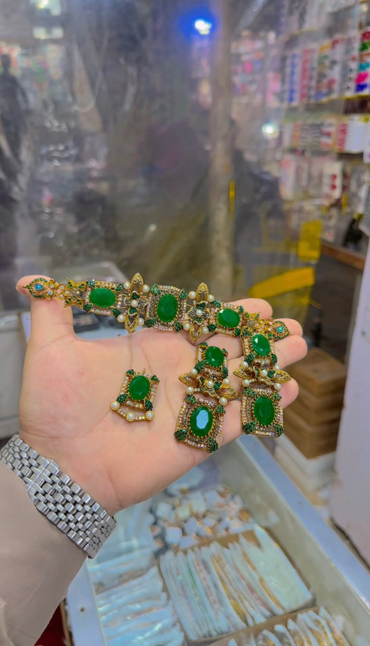 Turkish Full neck chokar set (Cs150) Very Good quality ❤️