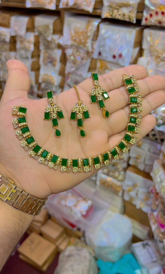 Zircone necklace set (Ns112)