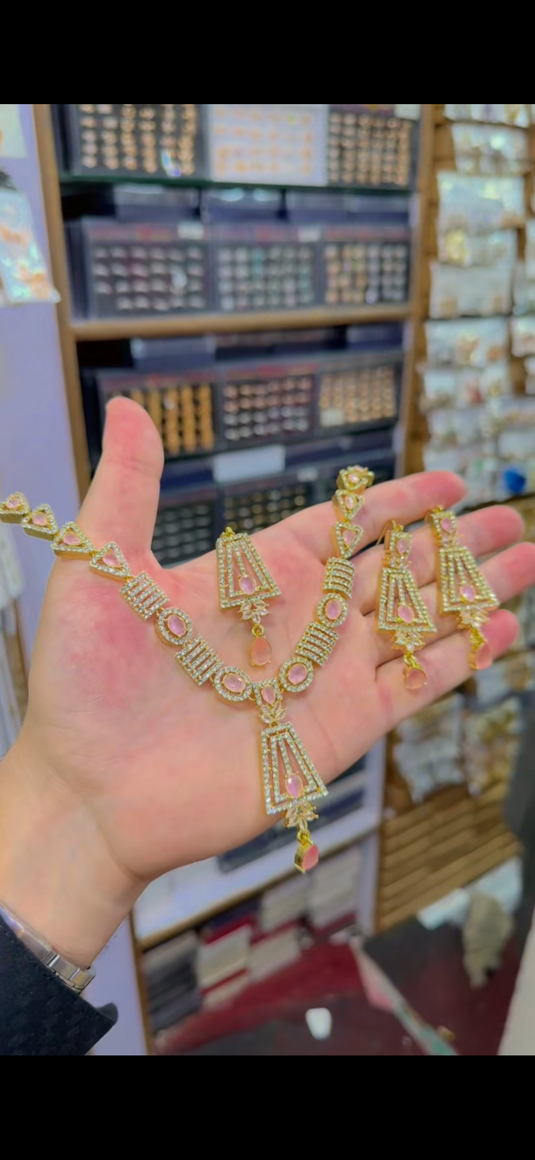 Zircone Necklace set (Ns152)
